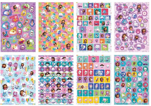 Creative Craft Group libro di adesivi glitter Gabby's Dollhouse A5 bambini-2