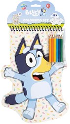 Creative Craft Group set da colorare Bluey matite e adesivi