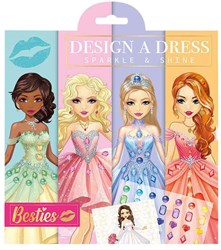 Creative Craft Group libro creativo abiti adesivi divertimento 21,5x21,5cm
