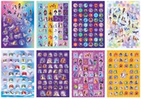 Creative Craft Group libro di adesivi Unicorn Academy glitter A5 8 fogli adesivi-2