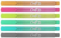 Creative Craft Group outline marker effetto metallico 6 pezzi fai da te-2