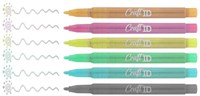 Creative Craft Group outline marker effetto metallico 6 pezzi fai da te-3