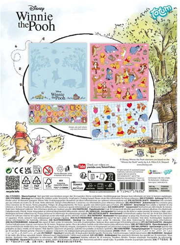 Creative Craft Group set di adesivi Winnie the Pooh per bambini-3