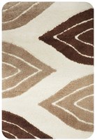 Dutch House tappetino bagno lusso marrone 60x90 cm antiscivolo microfibra