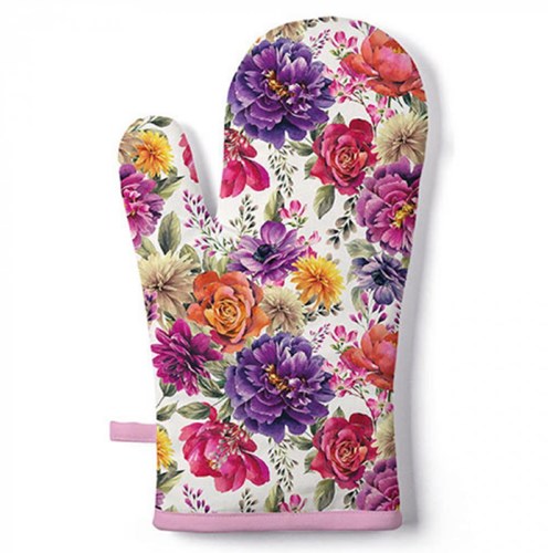 Ambiente guanto da forno accessorio cucina Anne bianco cotone