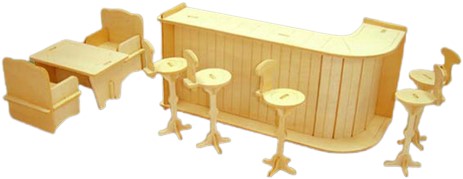Kit di costruzione Barra di legno 1:12 891