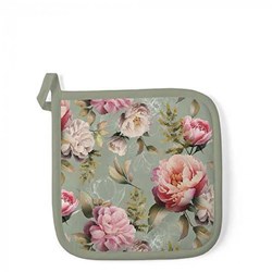 Ambiente presina accessorio cucina Peonies composition cotone verde