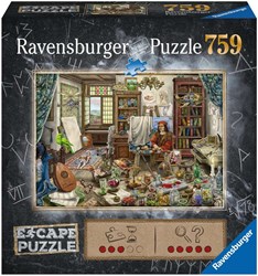 Ravensburger Escape puzzle atelier dell'artista Da Vinci - puzzle d'arte 759 pezzi