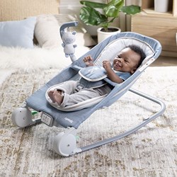 Ingenuity sdraietta massaggiante Happy Belly Rock-to-Bounce multicolore