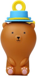 Uncle Bubble - Giocattolo Anti-Perdita Orso Marrone Bolle Bambini