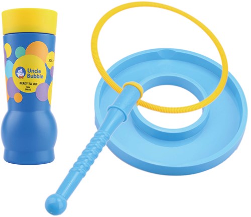 Uncle Bubble - Grande giocattolo bolle di sapone con manico ergonomico-3