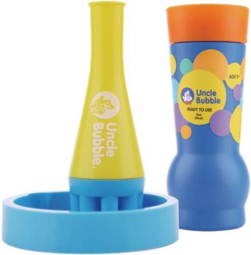 Uncle Bubble giocattolo bolle Fun Confetti Bubbler colorato-3