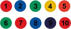 Eduplay segnapavimento numeri tappetino gomma colorato bambini