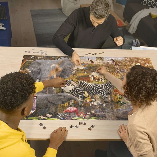 Ravensburger puzzle mondo animale africano - Puzzle - 3000 pezzi animali-3