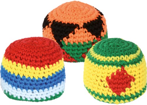 Eduplay giocattolo set di 6 palline lavorate a maglia multicolore-2