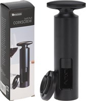 Excellent Houseware cavatappi apribottiglie vino nero con taglia capsule plastica
