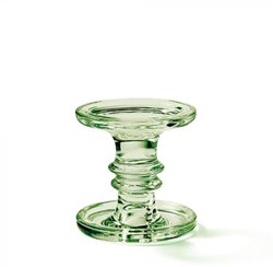 Ambiente portacandele vetro grande verde 11cm - elegante candeliere