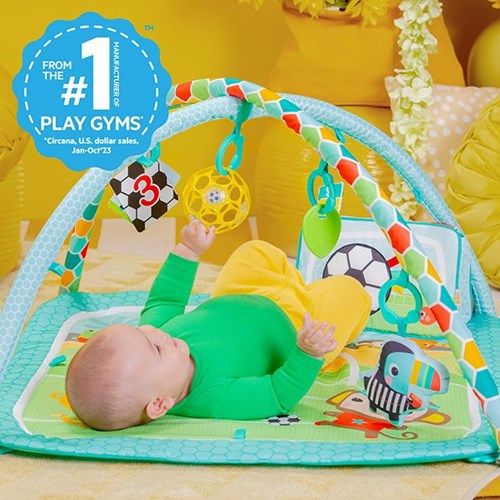Bright Starts tappeto gioco per bambini - palestra attività con giocattoli Oball