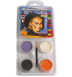 Eulenspiegel set trucco Halloween Strega - Set motivi, a base d'acqua