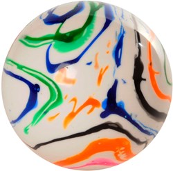 Palla da hockey fiamma colorata plastica 68mm palla da strada