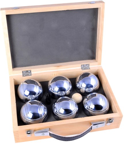 Twisk Set Bocce - Valigetta in legno di lusso - 6 sfere - accessori inclusi-3
