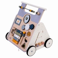 Carrello primi passi in legno giocattolo Jack & Jacky multicolore per bambini