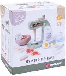 Set Super Mixer in Legno - Giocattolo da cucina 14 pezzi per bambini
