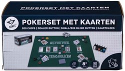 Angel Toys set poker - Set completo con 200 gettoni per serate di poker