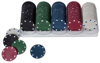 Angel Sports set fiches da casinò - 100 pezzi - gettoni gioco plastica-2