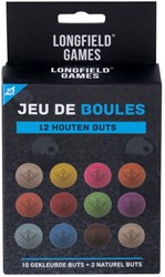 Angel Toys set bocce in legno 12 pezzi - colorate e naturali