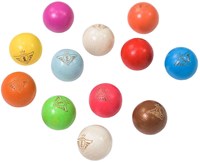 Angel Toys set bocce in legno 12 pezzi - colorate e naturali-3