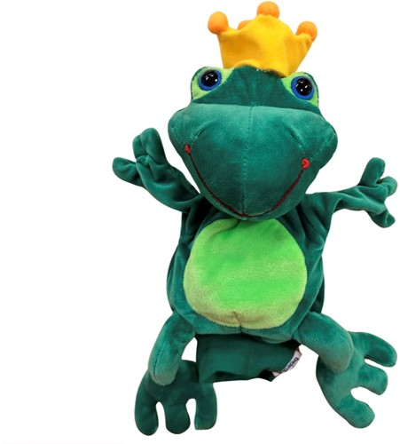 Beleduc - Guanto per bambini Burattino a mano Re ranocchio