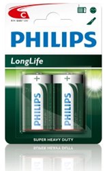 Philips 12*2 Batteria ad asta inglese Philips R14
