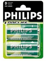 Batterie Philips 12*2 Large Rod R20-D