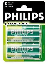 Batterie Philips 12*2 Large Rod R20-D