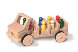 nic giocattoli in legno Omnibus, 8 figure - educativo e durevole