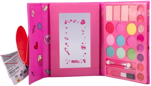 Create it! Libro trucco Beauty Chiusura magnetica Rosa Multicolore-2