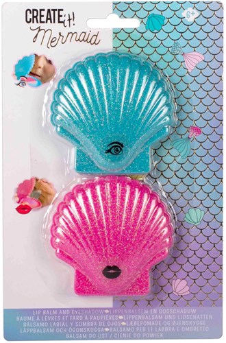 Create it! set trucco sirena balsamo labbra ombretto bambini-2