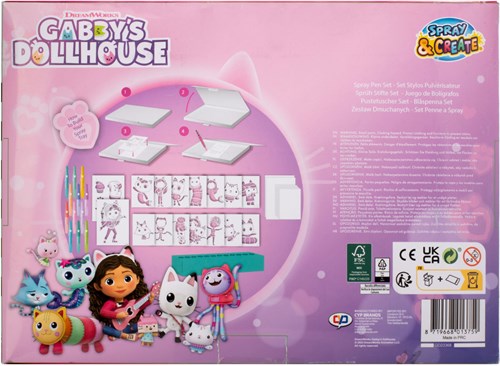 Canenco Gabby's Dollhouse Set Deluxe Pennarelli a Soffio divertimento creativo-2