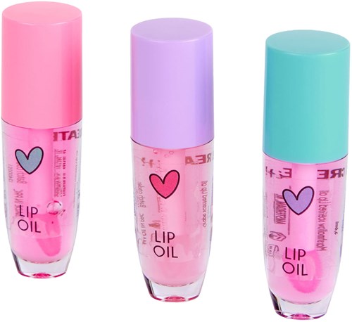 Create it! set olio labbra - lucidalabbra per bambini - 3 pezzi - profumi fruttati-2