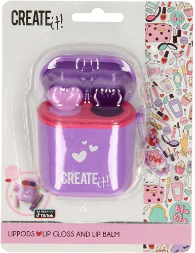 Canenco lucidalabbra giocattolo Create It! Lippods multicolore profumo lampone-3
