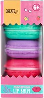 Create it! set balsamo labbra giocattolo scatola macaron 3 pezzi