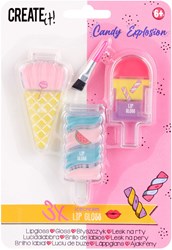 Create it! set lucidalabbra giocattolo gelati per bambini multicolore
