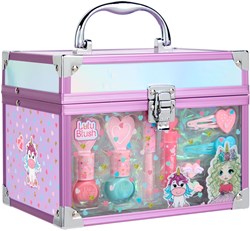 Canenco valigetta trucco Lulu Blush trasparente per bambini