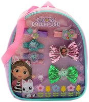Canenco Zaino Gabby's Dollhouse con accessori per capelli rosa bambine