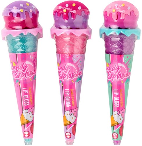 Canenco lucidalabbra giocattolo Candy Explosion Gelato multicolore
