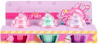 Canenco balsamo labbra giocattolo Candy Explosion Cupcakes per bambini