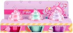 Canenco balsamo labbra giocattolo Candy Explosion Cupcakes per bambini