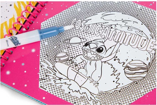Canenco libro da colorare ad acqua Stitch con penna ad acqua - giocattolo creativo-3