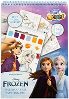 Canenco Frozen libro da colorare ad acquerello con pennello e 24 pagine